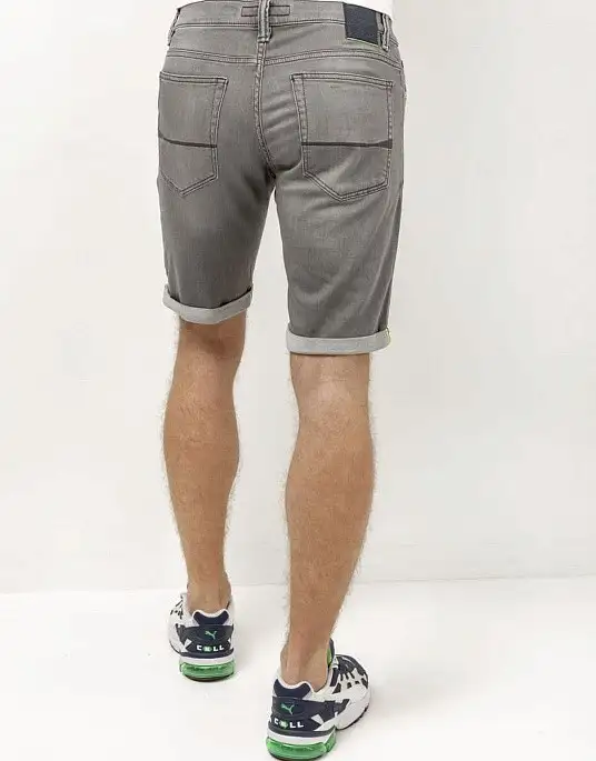 Pierre Cardin denim shorts from the Denim Academy collection in gray