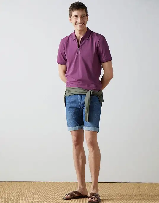 Поло Pierre Cardin из коллекции Future Flex в бордовом цвете