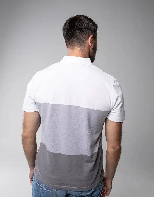 Pierre Cardin polo shirt from the Future Flex collection in grey