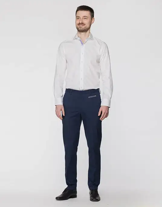 Pierre Cardin slant pocket trousers in navy blue
