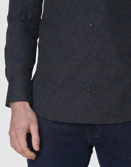 Pierre Cardin shirt in navy blue