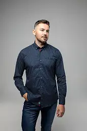 Pierre Cardin shirt from the Denim Academy collection in blue