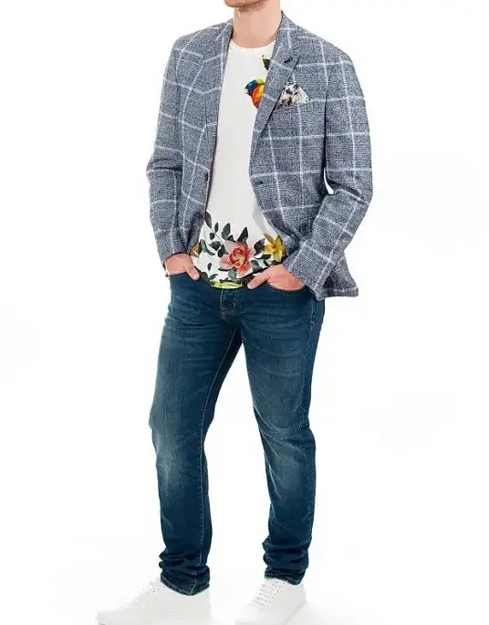 Pierre Cardin jacket from the Denim Story series in blue