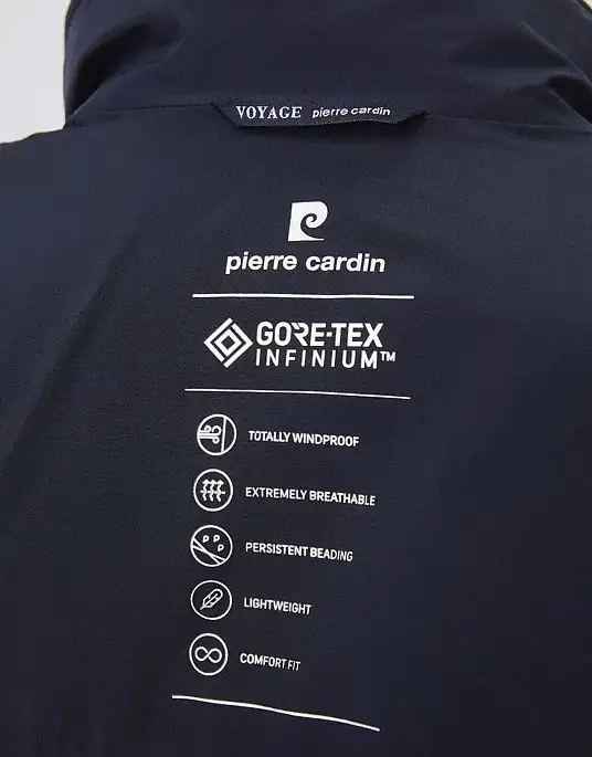Вітровка Pierre Cardin Gore-Tex із колекція Voyage у темно-синьому кольорі