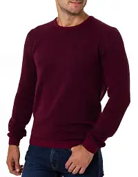 Pierre Cardin pullover from the Voyage collection in burgundy