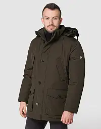 Denim Academy men's parka jacket by Pierre Cardin
