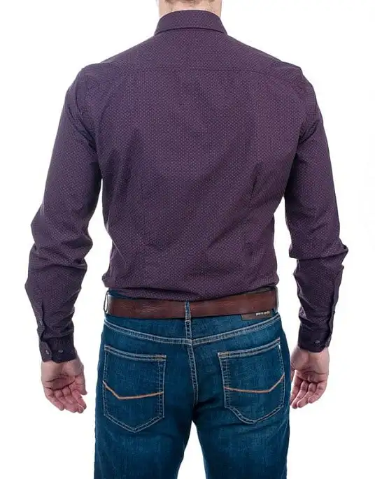 Pierre Cardin shirt in patterned red