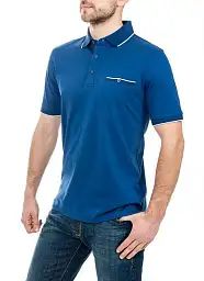 Pierre Cardin Polo from the Future Flex collection in blue