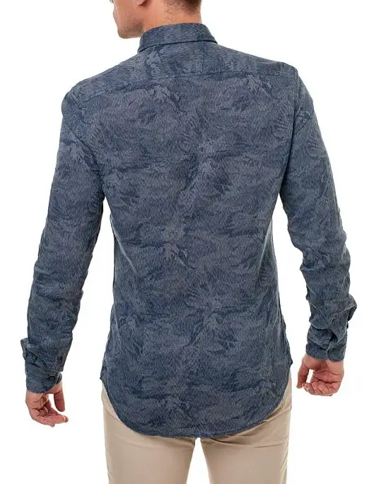 Pierre Cardin Denim Story shirt in blue