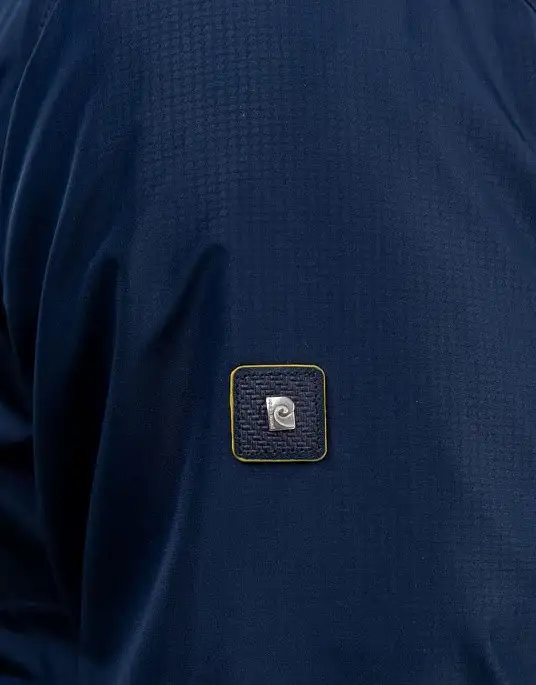 Pierre Cardin windbreaker from the Air Touch collection in navy blue with small print