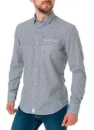 Рубашка Pierre Cardin из серии Denim Story в белом цвете