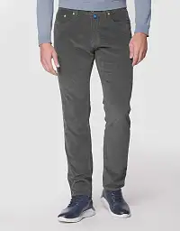 Вельветовые брюки Pierre Cardin из коллекции Future Flex  в сером цвете