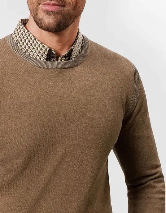 Pierre Cardin pullover from the Future Flex collection in brown