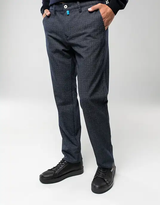 Pierre Cardin flat pants from the Future Flex collection in blue