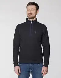 Кофта Pierre Cardin на молнии в тёмно-синем цвете