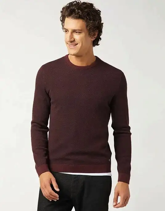 Джемпер Pierre Cardin из коллекции Voyage в бордовом цвете