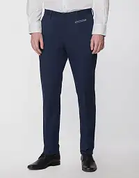 Pierre Cardin slant pocket trousers in navy blue