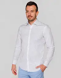 Рубашка Pierre Cardin из эксклюзивной коллекции Le Bleu в белом цвете