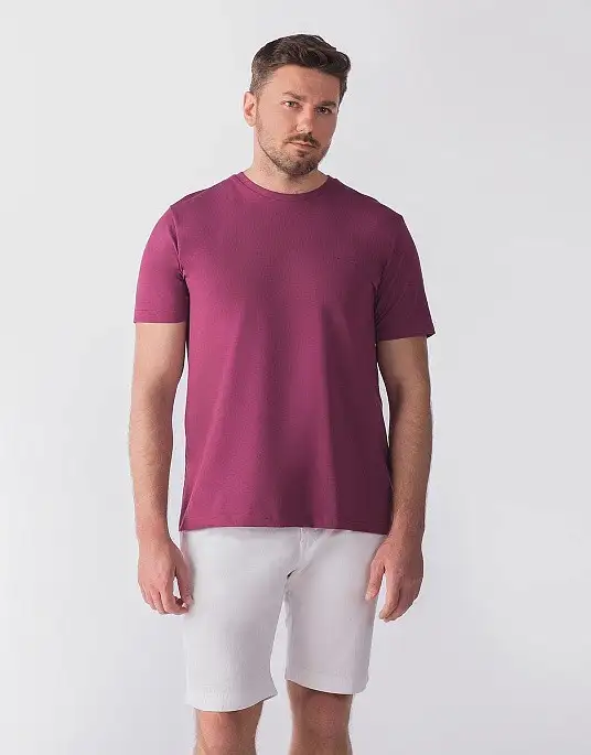 Pierre Cardin T-shirt from the Future Flex collection in burgundy