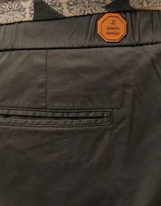 Шорти Pierre Cardin модель Jogger під гумку в кольорі хакі