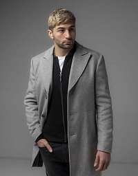 Пальто Pierre Cardin у сірому кольорі