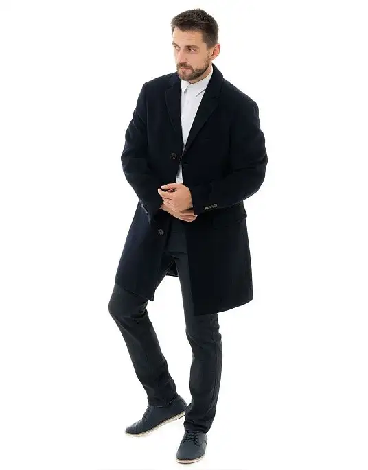 Чоловіче пальто від Pierre Cardin із вовни мериносу