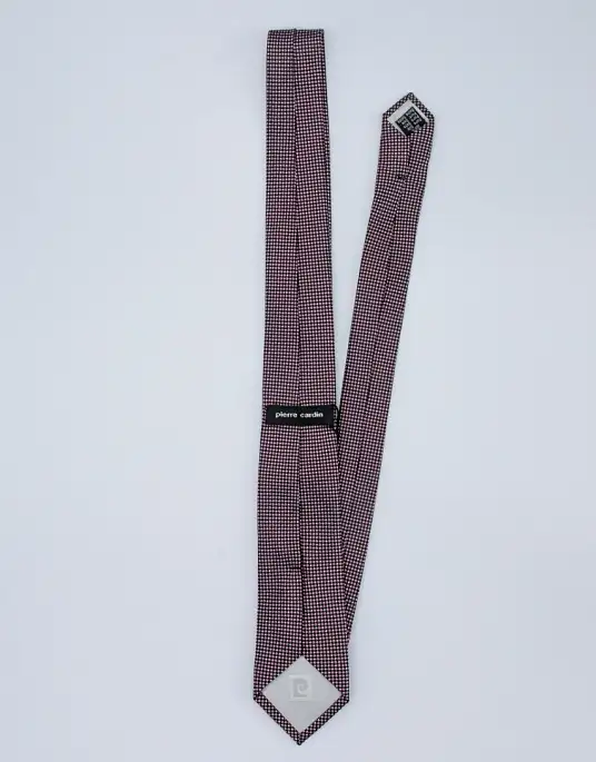 Pierre Cardin tie in a burgundy shade