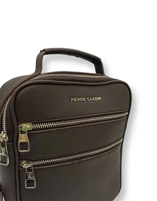 Сумка-планшет Pierre Cardin в коричневом цвете