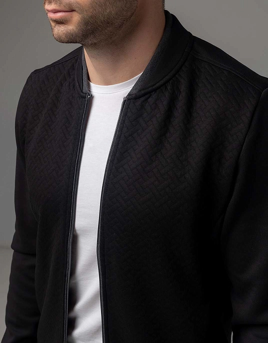 Pierre Cardin zip up jacket in black