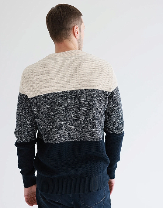 Pierre Cardin jumper with textured weaving in 3 colors