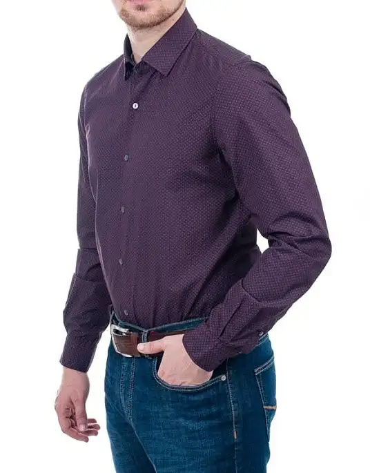 Pierre Cardin shirt in patterned red