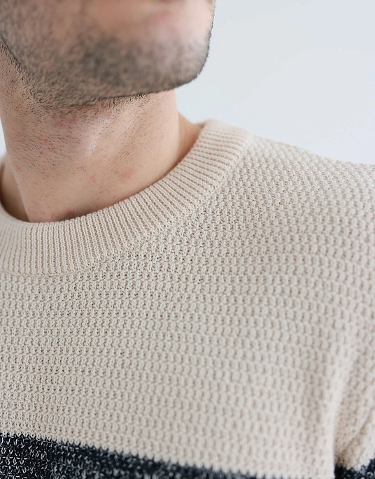 Pierre Cardin jumper with textured weaving in 3 colors