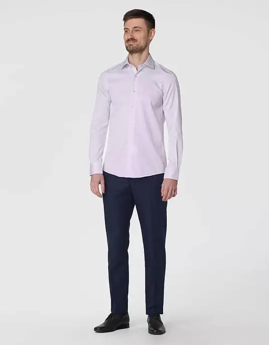 Pierre Cardin shirt in violet shade