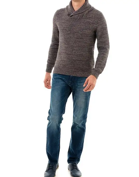 Pierre Cardin Denim Academy sweater in brown