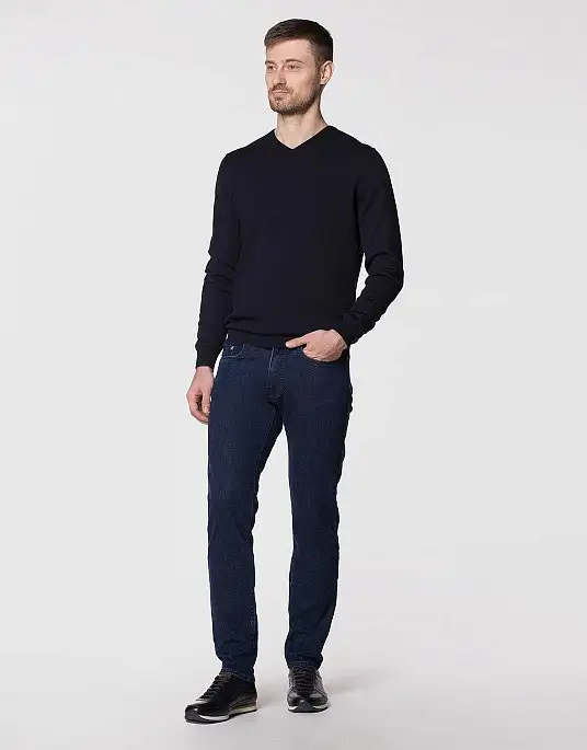 Pierre Cardin pullover from the Royal Blend series in dark blue
