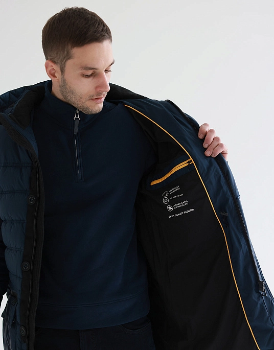 Parka jacket with removable hood from Bugatti