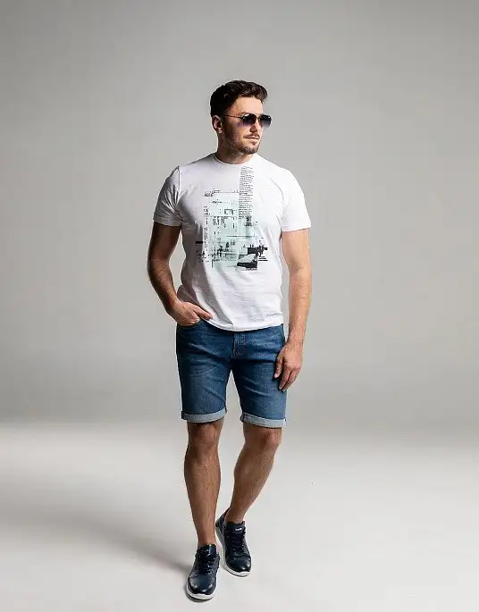Футболка Pierre Cardin из коллекции Future Flex в белом  цвете