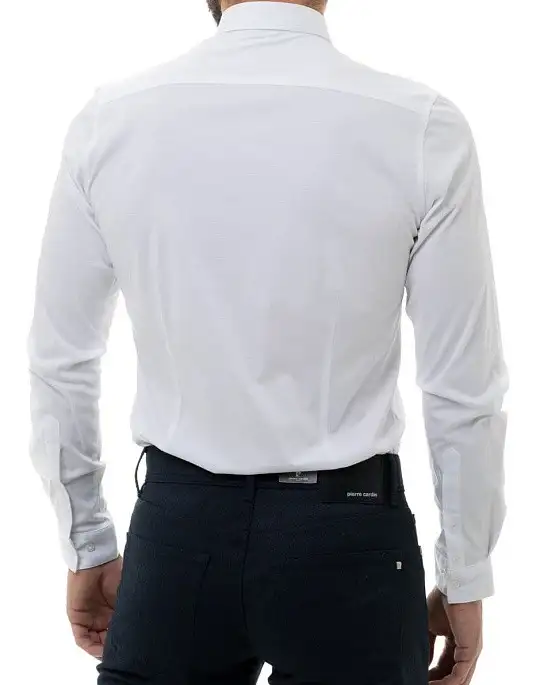Pierre Cardin shirt from the Voyage collection in white