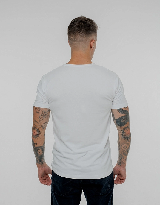A set of Pierre Cardin V-neck basic t-shirts