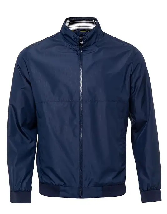 Pierre Cardin windbreaker from the Air Touch collection in navy blue with small print