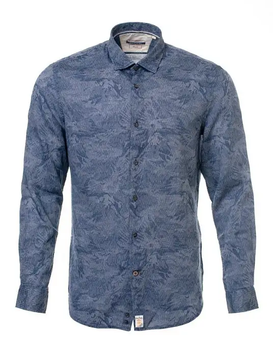 Pierre Cardin Denim Story shirt in blue