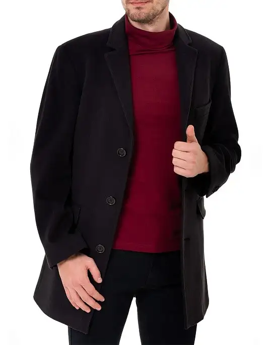 ⏩Pierre Cardin coat from Future Flex collection in blue ᐈ Price 11643 UAH ᐈ  Buy in the online store Pierre Cardin