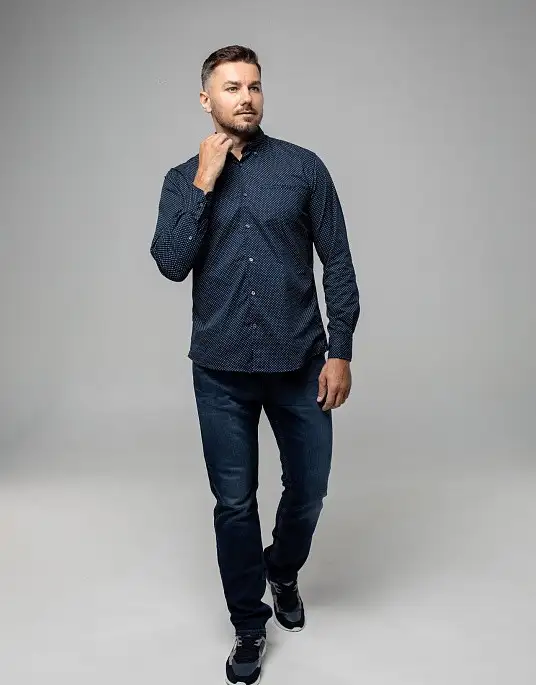 Pierre Cardin shirt from the Denim Academy collection in blue