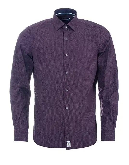 Pierre Cardin shirt in patterned red