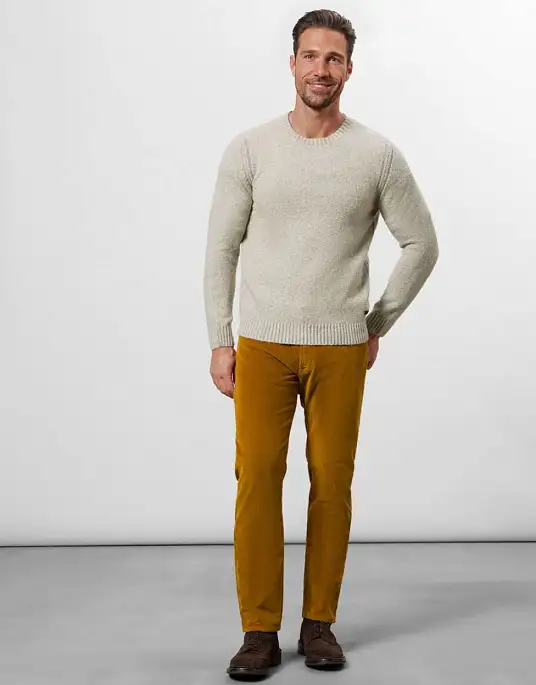 Pierre Cardin sweater from the Future Flex collection in milky shade