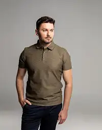 Pierre Cardin Polo from the Future Flex Collection in Khaki