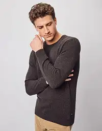 Pierre Cardin pullover from the exclusive Le Bleu collection in brown
