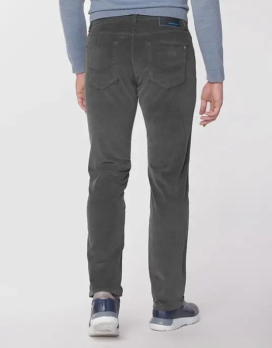 Вельветовые брюки Pierre Cardin из коллекции Future Flex  в сером цвете