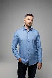 Сорочка Pierre Cardin із колекції Future Flex у блакитному кольорі