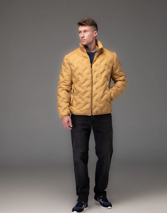 Куртка Pierre Cardin в желтом цвете укорочена